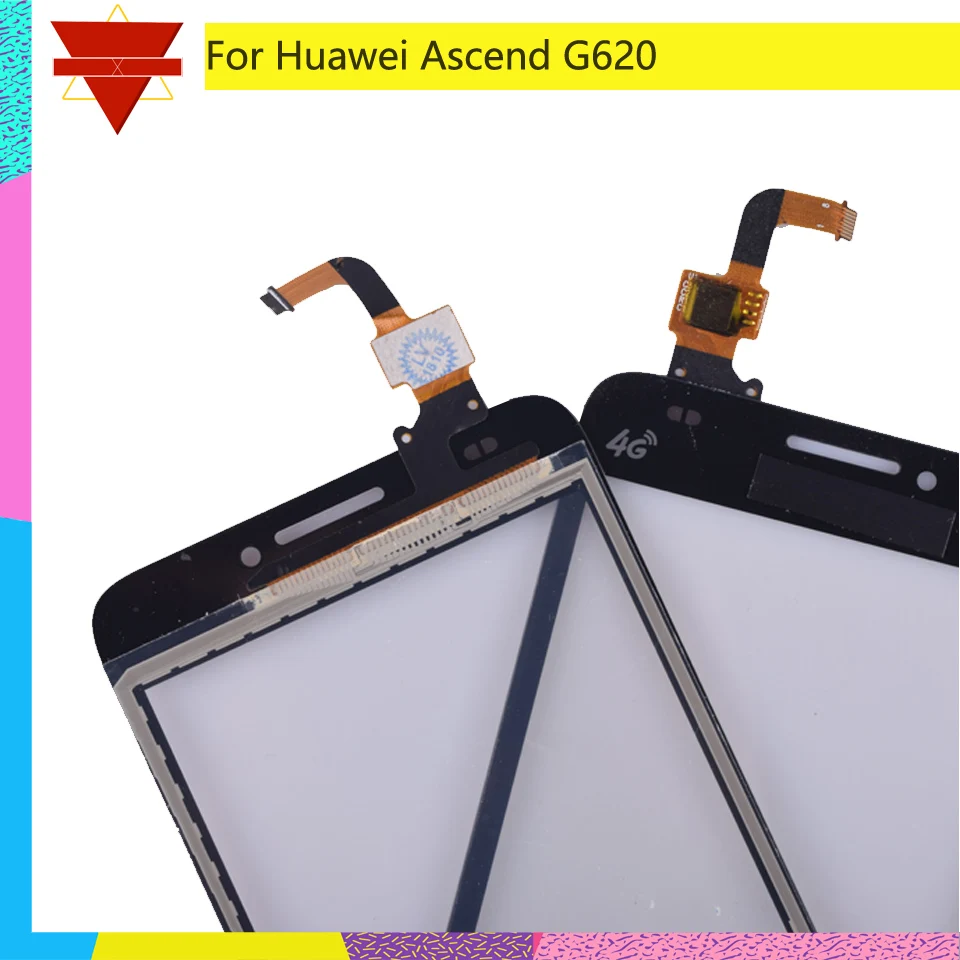 5," для huawei Ascend G620 G620S сенсорный экран дигитайзер Переднее стекло объектив сенсорная панель Замена части без ЖК-дисплея
