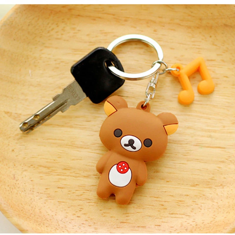 Anime Cute Cartoon Silicone Stitch Minion Key Cover For Women Keychain Ring Holder YSK035 | Украшения и аксессуары