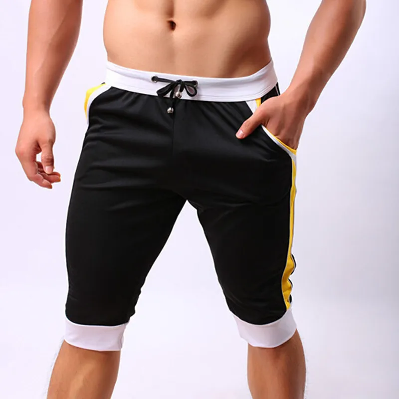 Пляжные шорты для бега мужские быстросохнущие из полиэстера сетчатые купальники