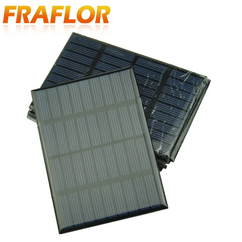 5 шт./лот мини 9 в 1 Вт солнечная панель для самостоятельной сборки домашняя