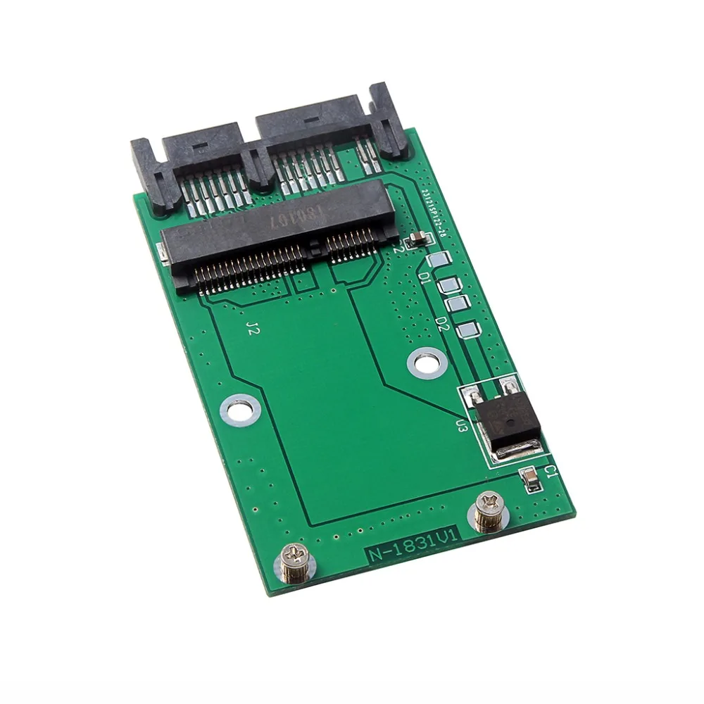 Mini PCIE pci e express 2 Lane ssd M.2 NGFF SSD до 1 8 &quotMicro SATA 7 + 9 16pin АДАПТЕРНЫЕ Карты PCBA|Компьютерные