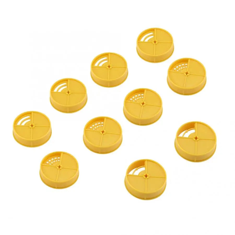 Коробка для вязки 10 шт Пластиковые пчеловоды двери пчела круглый вход диск