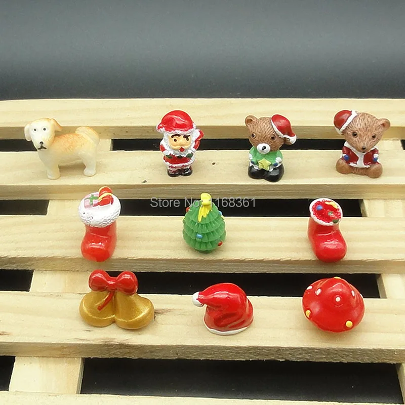 5 шт./лот одноцветная Рождественская елка для папы смешанный размер сказочный