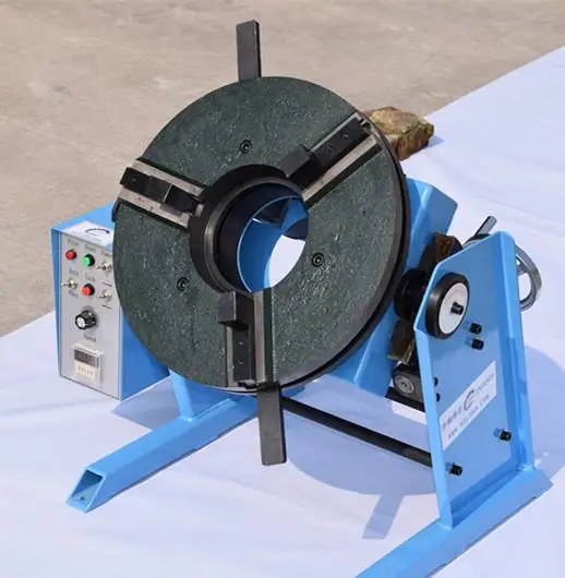 

200 кг Сварочный позиционер, длинные заготовки могут быть непосредственно через сквозные отверстия, внешний вид сварки с патроном WP300