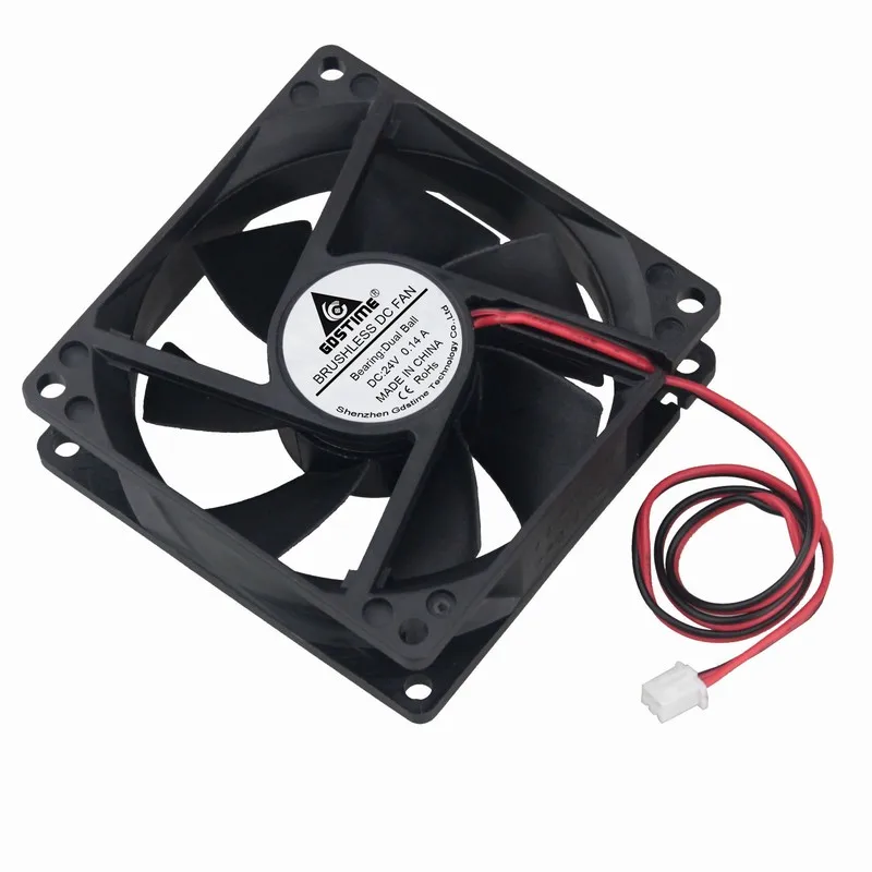 2 шт. подшипники для ПК 80 х80х25 мм 8 см 8025 дюйма|system cooler|dc cooling fanfan 24v |