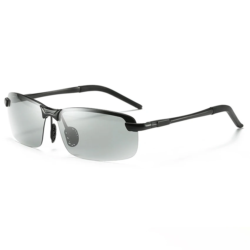 HD поляризованные солнцезащитные очки фотохромные мужские наружные для вождения