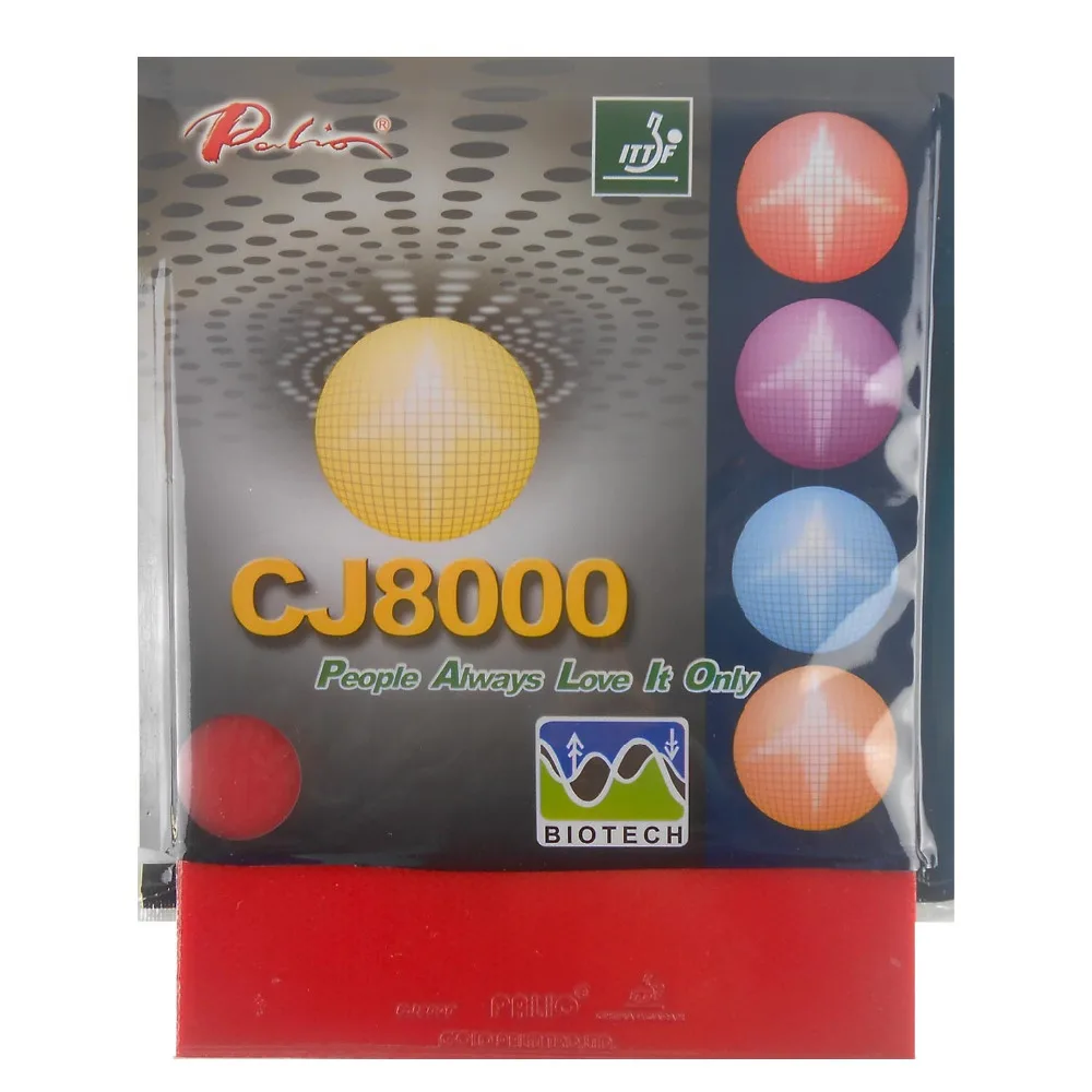 Нож для настольного тенниса Palio TCT резиновое лезвие с 2 насадками CJ8000 BIOTECH губкой