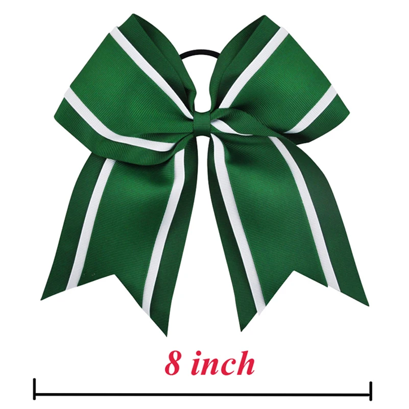 6 шт. 8 дюймовые банты из органзы для волос|cheerleading hair bows|hair bowsorganza accessories |