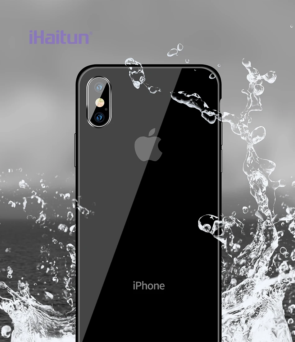 iHaitun Luxury Shock Proof Case For iPhone XS MAX XR X Cases Ultra Thin Soft Side Transparent For iPhone X 10 XS MAX Drop Cover