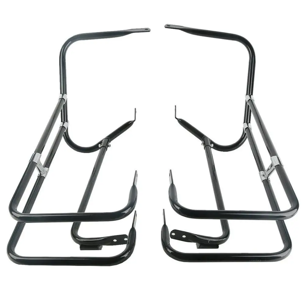 Хромированная/Черная задняя защитная направляющая для Harley Touring Electra Glide Ultra Classic FLHT