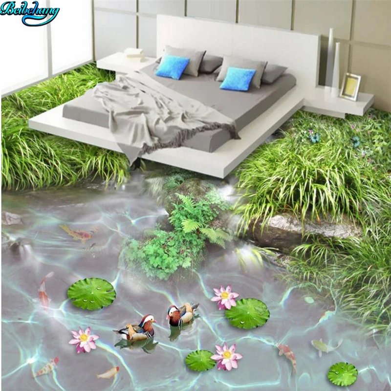 Beibehang большая мандаринская утка Бабочка Мечта HD пол гостиная спальня кухня