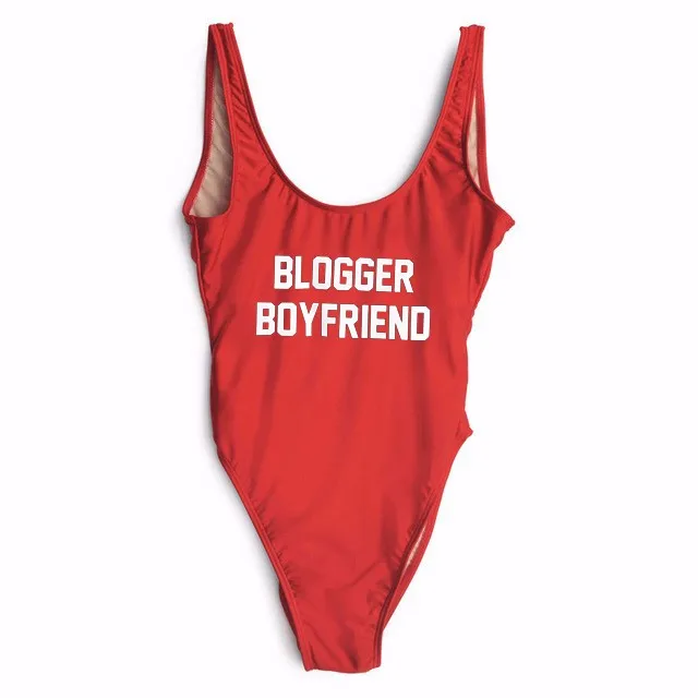 

BLOGGER BOYFRIEND custom bathing suit backless swimsuit one piece swimwear beachwear bodysuit Jumpsuit women SUIT