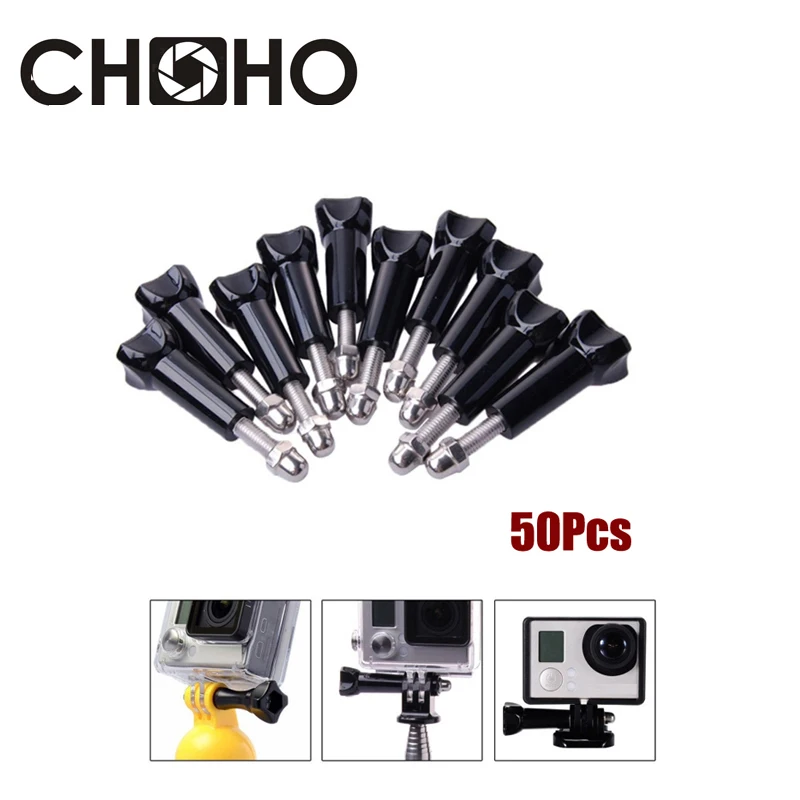 Long Screw Nut Converter Mount 50pcs Factory Whole Sell Price For Sony AEE Gopro Hero 8 7 6 5 9 10 Xiaomi yi 4k Accessories