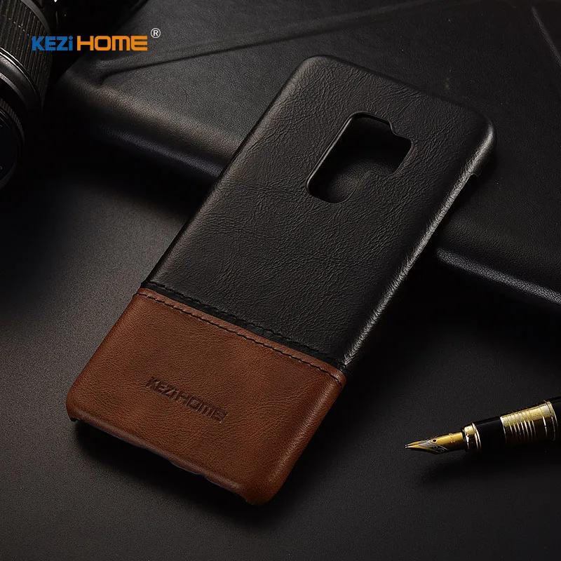 Чехол для Samsung Galaxy S9 Plus KEZiHOME роскошный популярный цвет натуральная кожа жесткая