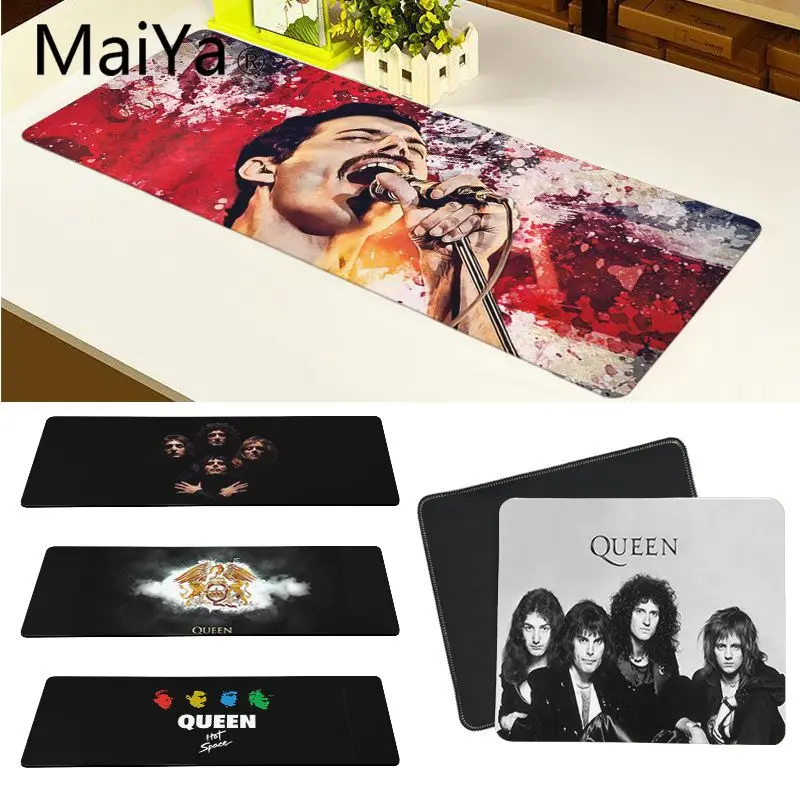 Maiya высококачественный игровой коврик для мыши Queen Freddie Mercury из натурального
