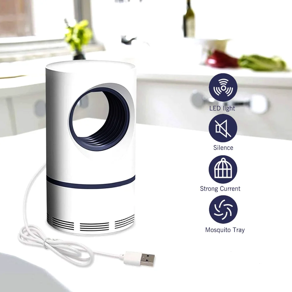 Usb питание ошибка Zapper безопасная энергия ультрафиолетового света комаров убийца лампа тихий эффективный для борьбы с москитами, вредителями мухобойка ловушка