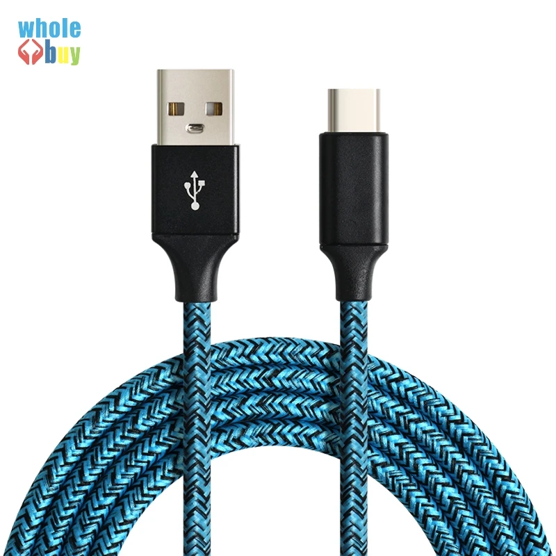 USB кабель для синхронизации данных и зарядки iphone 8Pin Micro 5Pin Type C зарядный нейлоновый