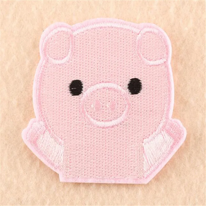 1 шт. новый мультфильм свинья патч значок для рюкзака на ткани украшения одежды