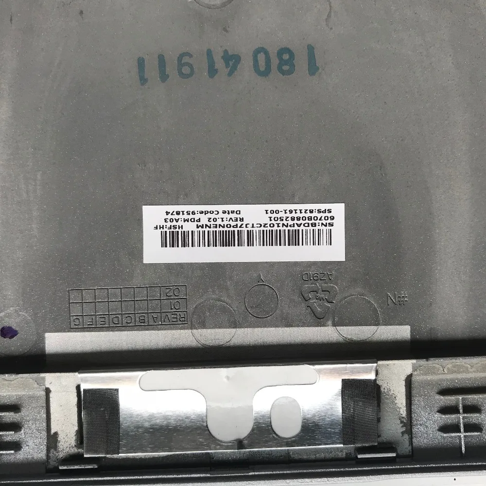 Новый оригинальный для HP EliteBook 840 G3 задняя крышка нижний корпус серебристый 821161-001