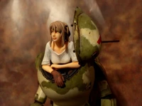 120 modern female pilot with cockpit toy resin model miniature kit figure unassembly unpainted