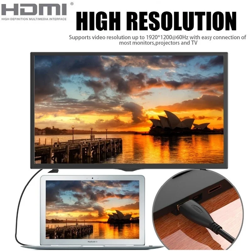 200 шт./лот HDMI-совместимый кабель 1 м 5 2 3 10 фута футов 4 в 1080p 3d Для HDTV с Ethernet по низкой