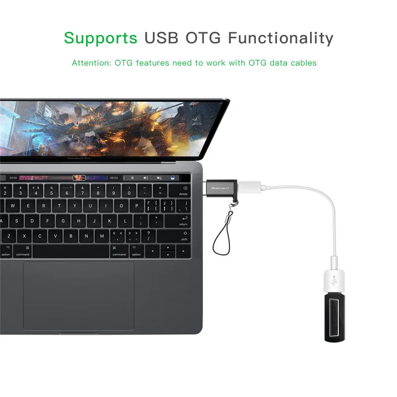 Адаптер Robotsky USB Type C к Micro кабель переходник типа OTG для Samsung Letv Macbook Matebook|Кабели