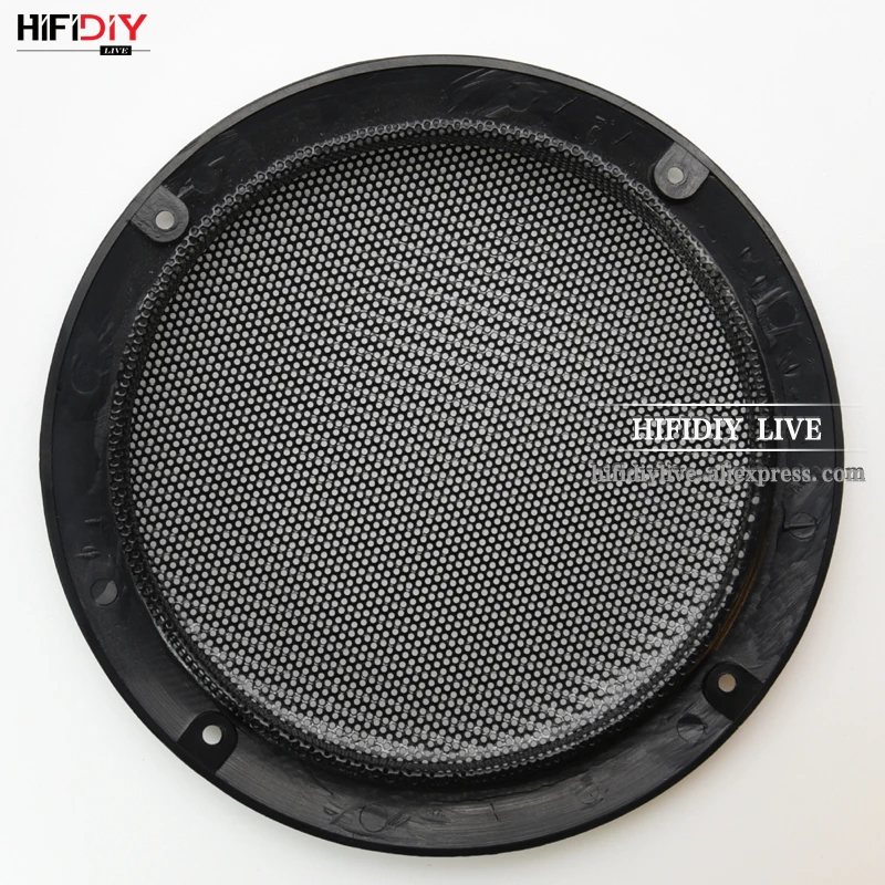 Hifidiy в прямом эфире 5 6. 8 10 дюймов Динамик чистой крышкой высокого качества автомобиля дома Сетчатое покрытие Динамик s Пластик, металлическая оправа, очки из железной проволоки решетки