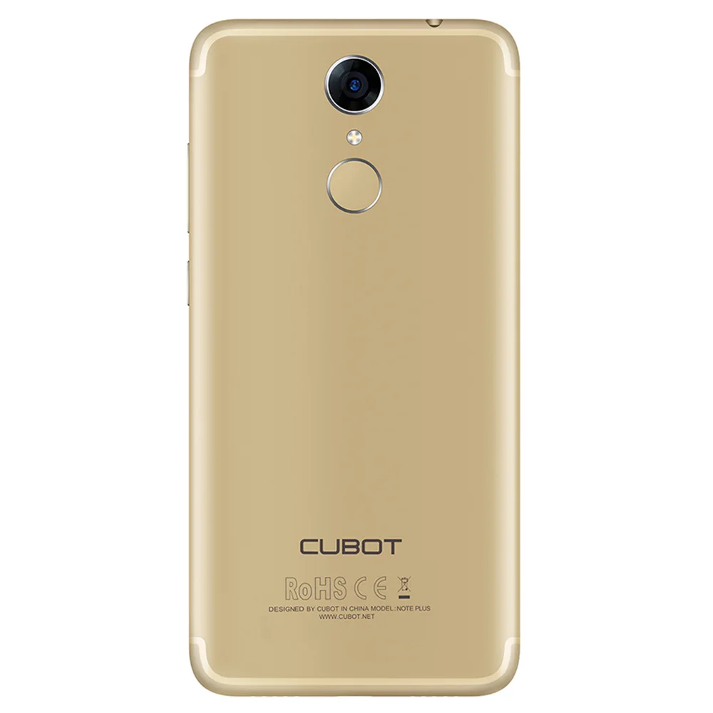 Cubot Note Plus 4G Smartphone 5.2 Inch Android 7.0 MTK6737T Quad Core 3GB RAM 32GB ROM 13.0MP Rear Camera Fingerprint Scanner | Мобильные