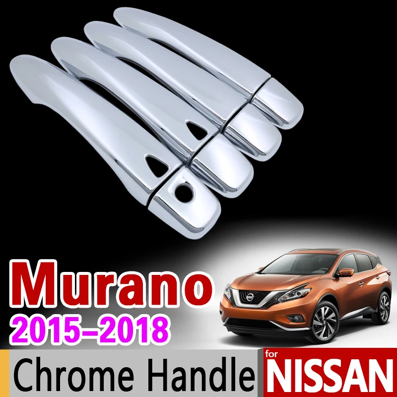Хромированная накладка на дверную ручку для Nissan Murano Z52 2015 2016 2017 2018|car styling|car accessories
