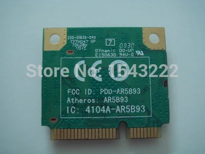 Atheros AR9283 AR5B93 Половина мини PCI-e Wlan Беспроводная Wifi карта для acer Asus sony