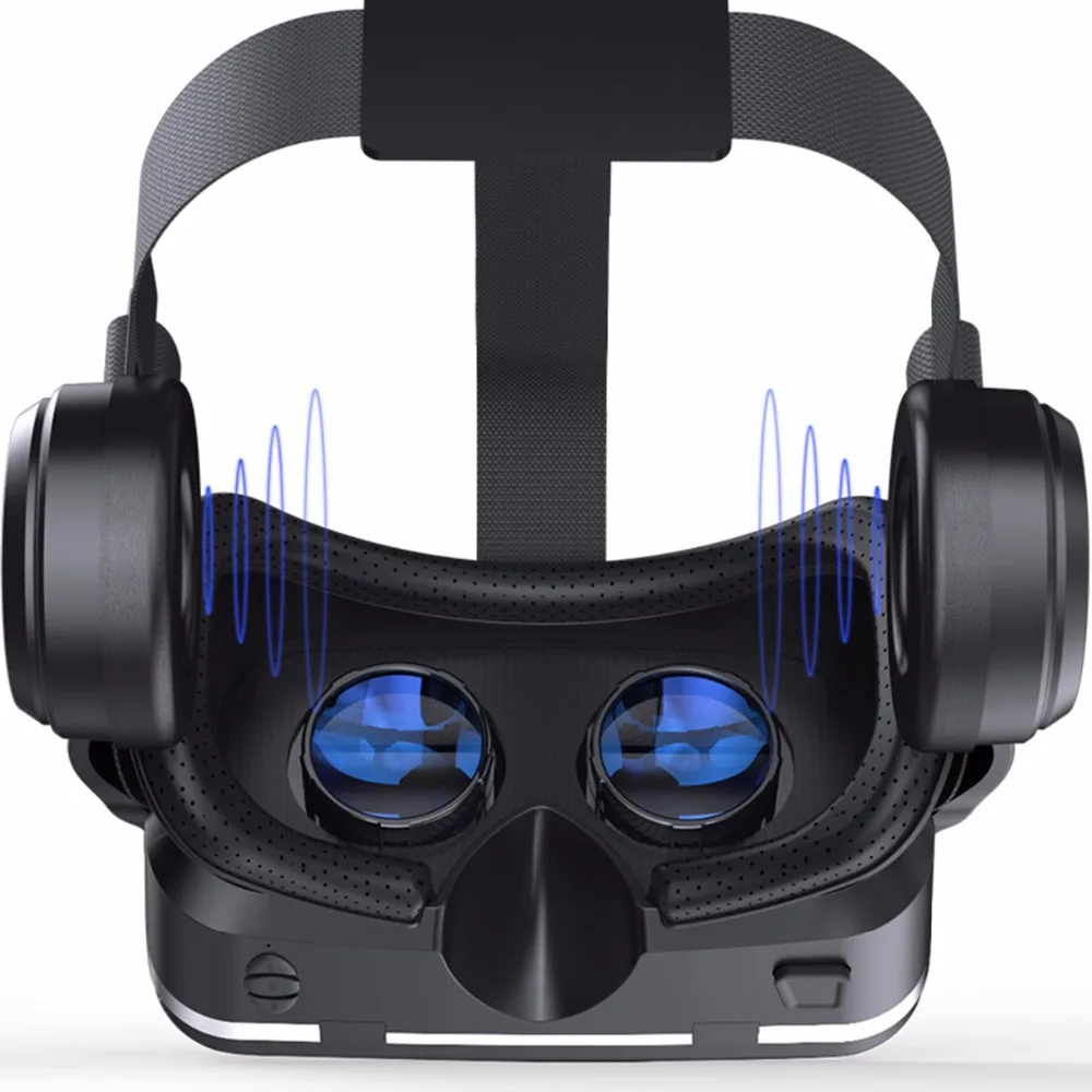 SOONHUA виртуальной реальности VR Box 3D очки шлем Панорамное видение Hi Fi стерео звук