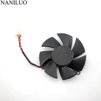 diameter 45mm 2pin r5 230 r7 250 r7 240 gpu vga cooler graphics card cooling fan for xfx r7 240250 r5 230 video cards cooling
