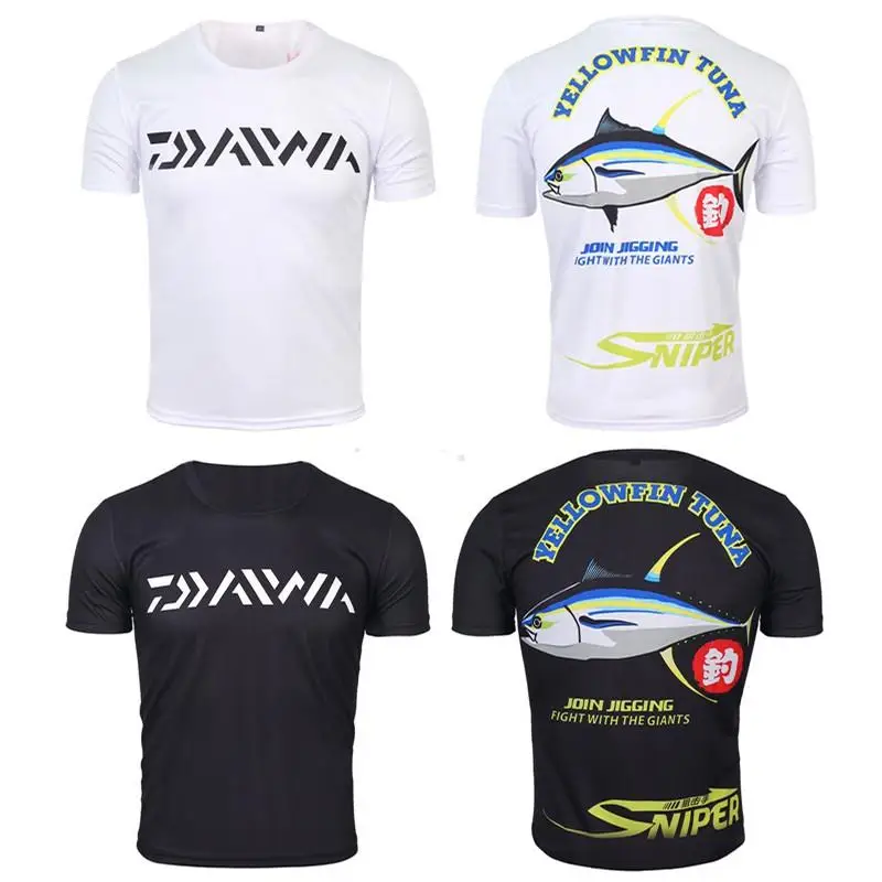 Новинка лета 2019 одежда для рыбалки с коротким рукавом Солнцезащитная дышащая