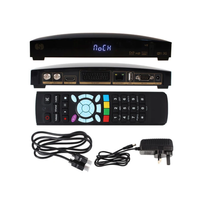 Solovox V8S DVB S2 Цифровой спутниковый ТВ-приемник HD MPEG4 H.265 1080P набор верхней коробки для европейского Великобритании испанско-португальский французский, голландский