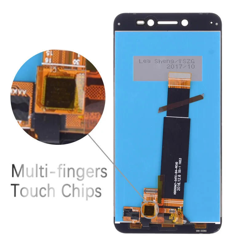 Дисплей для ASUS Zenfone Live ZB501KL LCD в сборе с тачскрином на рамке Оригинал черный