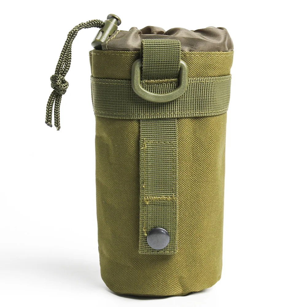 Открытый военный Molle Чехол кемпинг бутылка для воды сумка Открытый Топ выживания чайник держатель 600D полиэстер водонепроницаемый дорожные наборы
