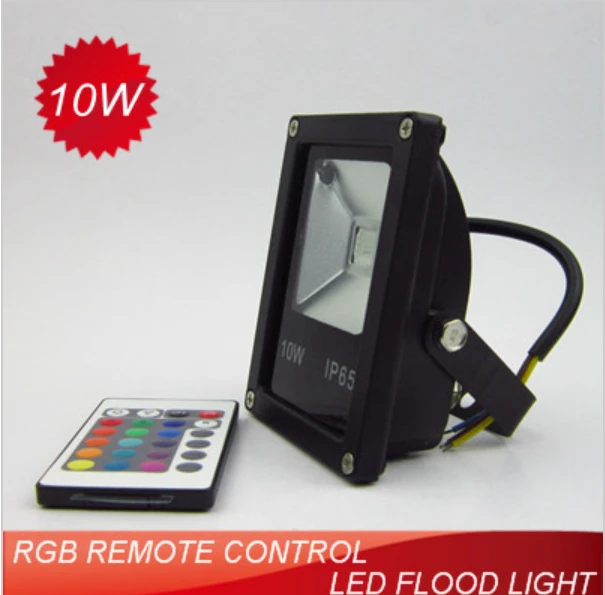 RGB Светодиодный прожектор AC85-265v 10 Вт COB LED s водонепроницаемый для освещения сада