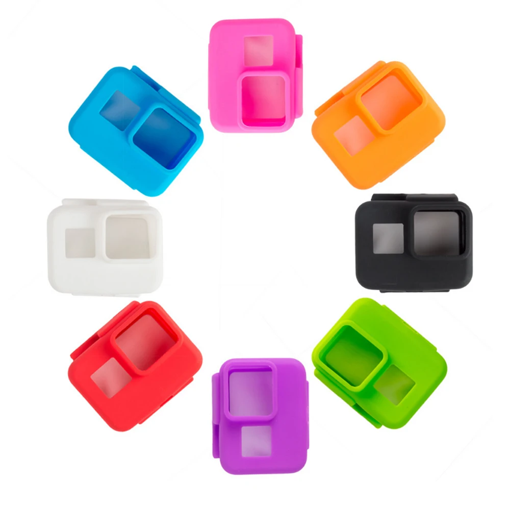 Go Pro аксессуары чехол для экшн камеры защитное кремниевое наружное покрытие +