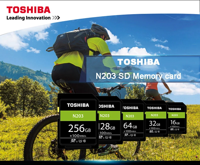 TOSHIBA SD карты 128 ГБ 64 ГБ Памяти SDXC 32 Гб SDHC UHS-I U1 флэш-память SD карта Class10 100 МБ/с. Камера карта для Full HD для зеркальной однообъективной камеры