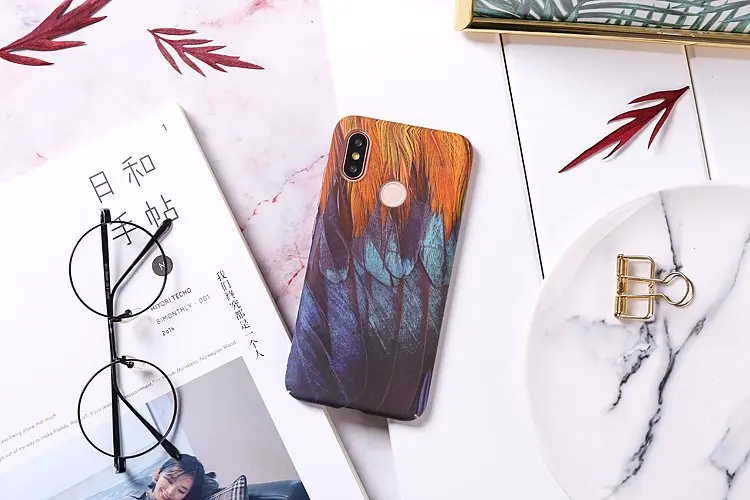 Птица желто-синий перо твердая оболочка чехол крышка для XIAOMI MI9 MI9SE MI8 MI8SE MI8LITE MIX3 MIX2S MI6 A2