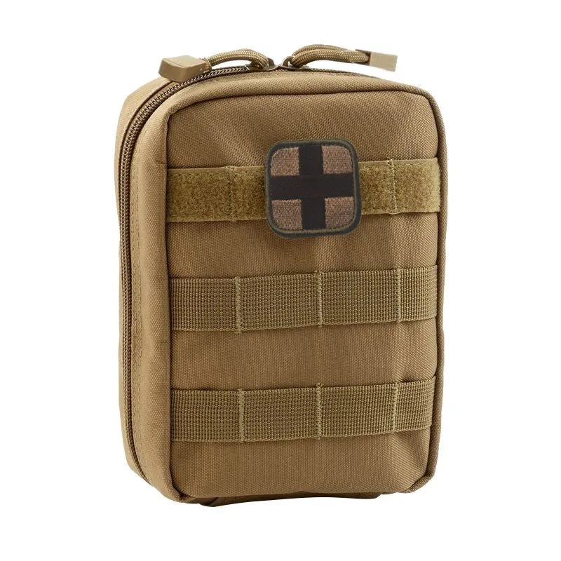 EDC Molle Чехол Военная Тактическая охотничья поясная сумка многофункциональный инструмент на Молнии Поясная Сумка аксессуар прочный поясной чехол - Цвет: Dark Khaki