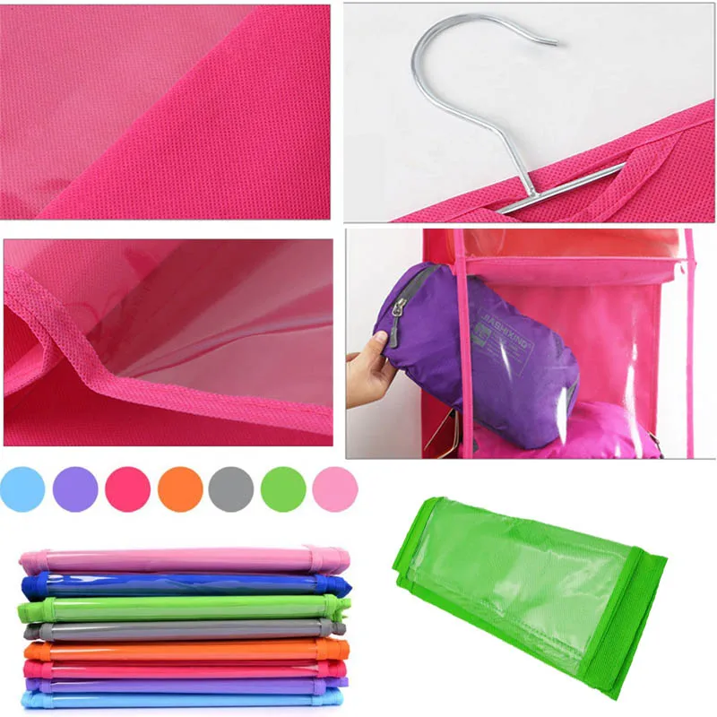 6 карман висит сумка Организатор для шкаф прозрачная хранения двери стены ясно