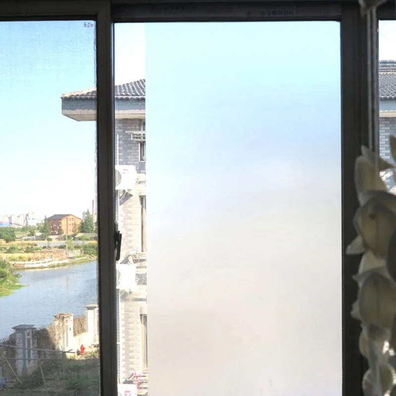 Новый Водонепроницаемый ПВХ матовый Стекло Плёнки окна Стикеры Ванная комната