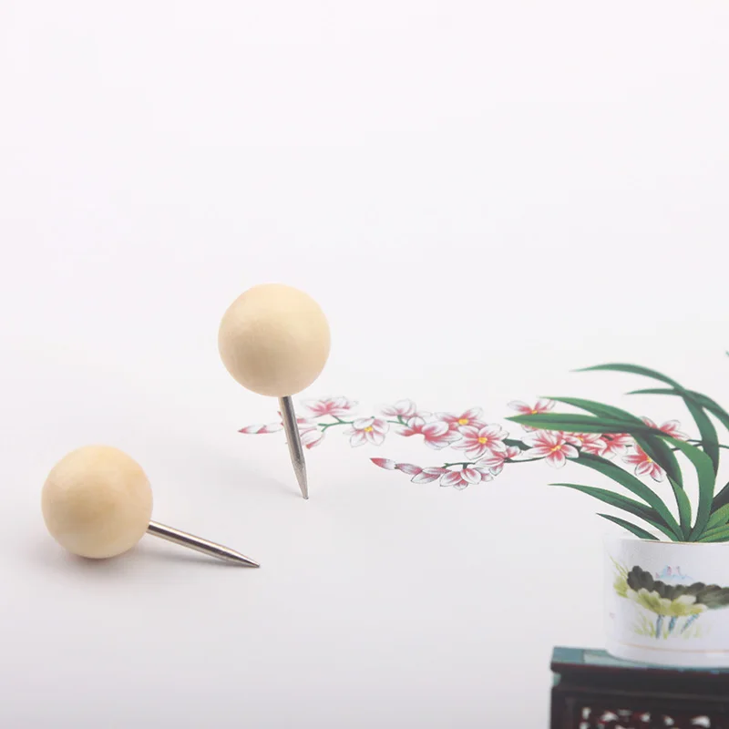 10 шт. круглые квадратные деревянные штифты для большого пальца материал Escolar