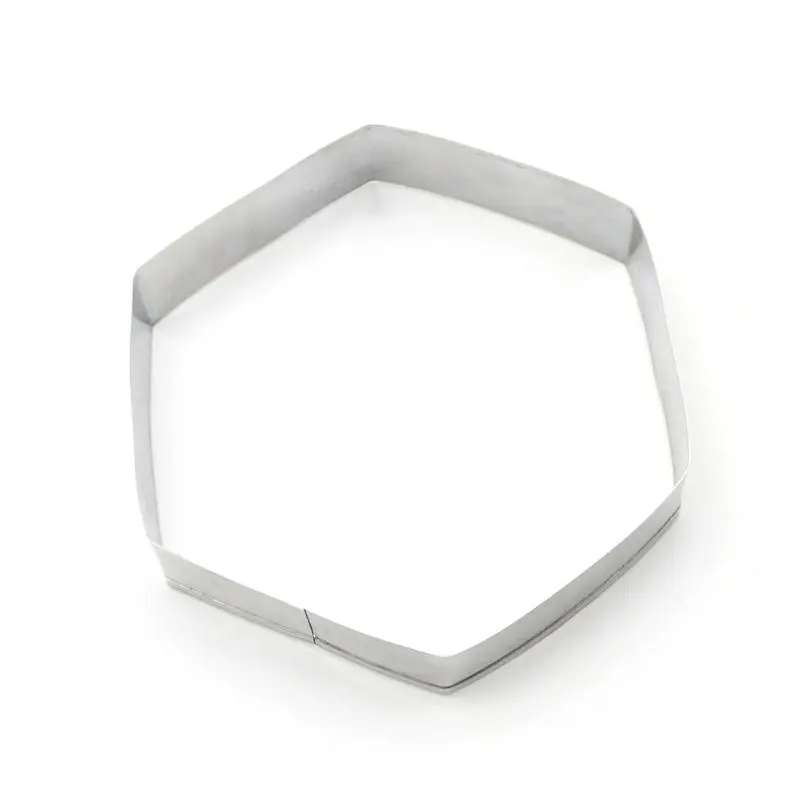 Hexagon Stainless Steel Biscuit Pastry Cookie Cutter Cake Baking Mold DIY Sugar Fondant Decorating Mould | Дом и сад