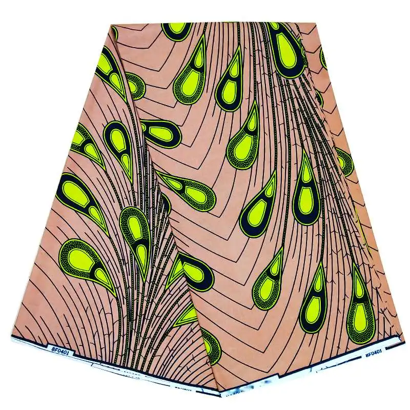 African ankara fabrics wax 100% cotton newest fabric manufacturer in china 6yards/lots free shipping | Дом и сад