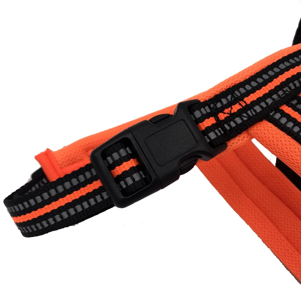 Не тянуть поводок для собаки комплект Светоотражающие Quick Fit нейлон сбруя для собак из мягкой сетчатой ткани на подкладке жилет для животных ремень шлейка для собак