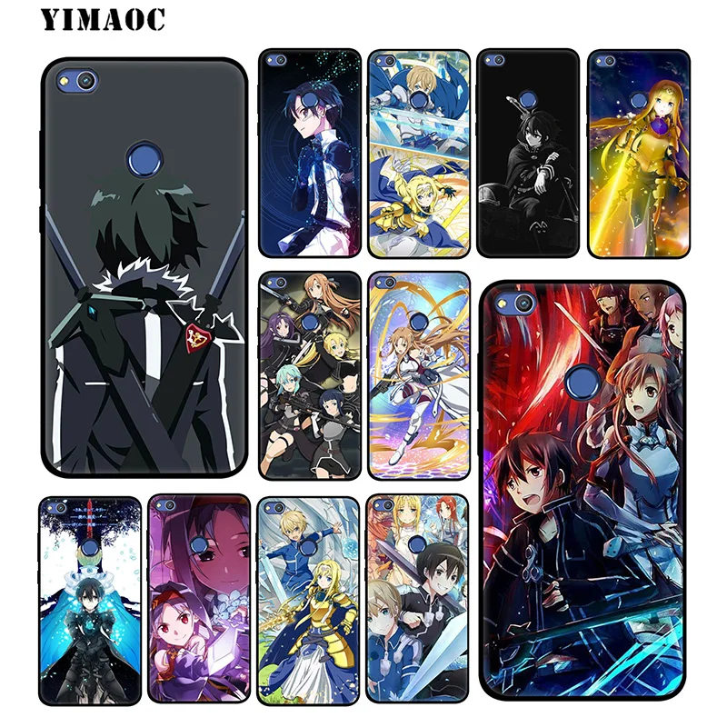 Мягкий чехол Sword Art Online Alicization для huawei mate 20 10 P30 P20 Pro P10 P9 P Smart Z 2019 &amp Nova 3 3i Lite |
