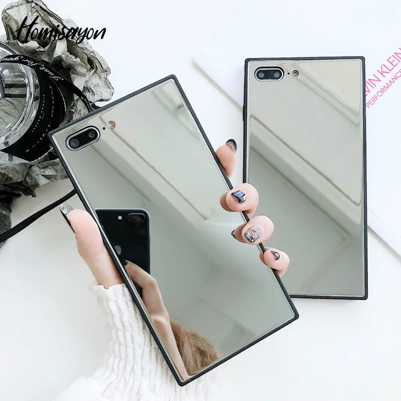 HOMISAYON чехол для телефона из закаленного стекла iPhone7 8 XR XS iPhone Max 6 6s Plus Funda аксессуары