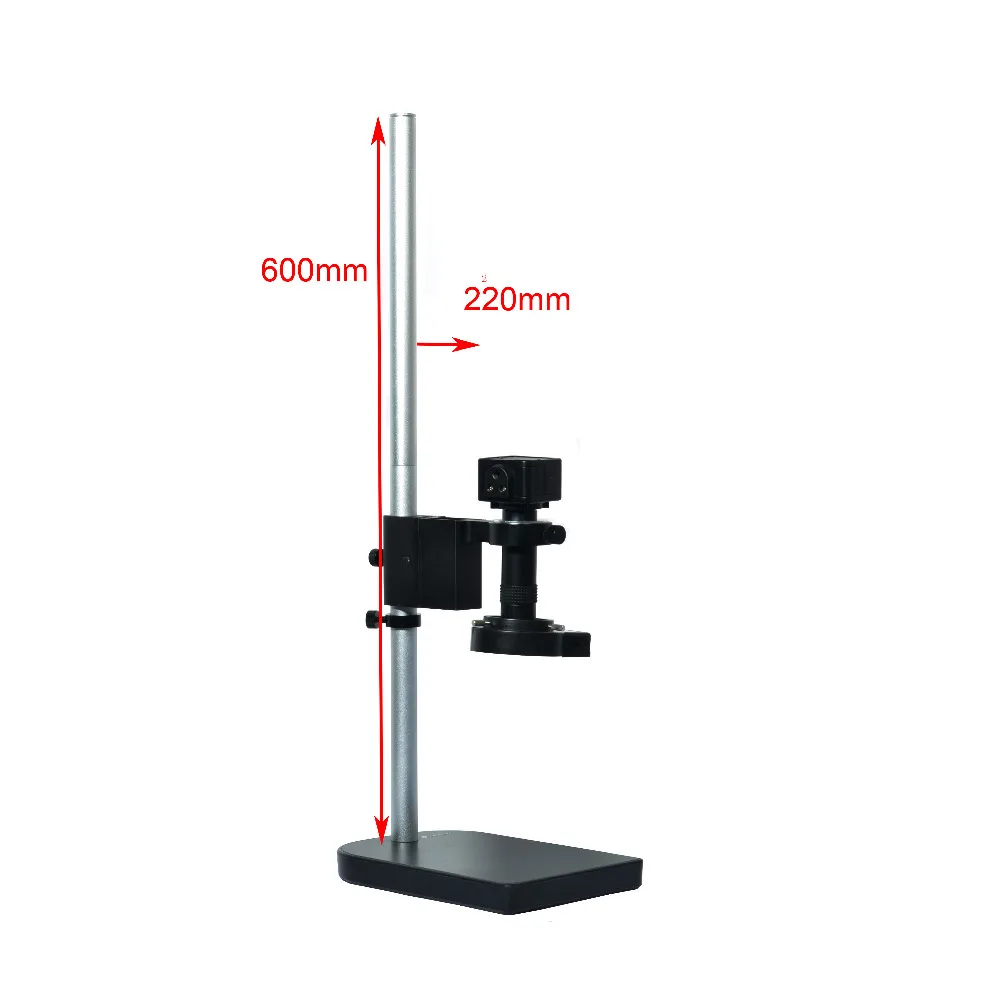 HD 5.0MP USB Digital Industry Microscope Video Camera Set + 120X C-mount Lens Table Stand for PCB SMD Repair | Инструменты